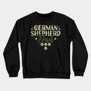 German Shepherd Dad Crewneck Sweatshirt